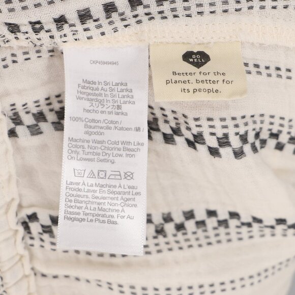 NWT MADEWELL Lightspun Pull-On Balloon Pants in Antique Cream Size L - Picture 10 of 11